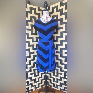 Cute Chic Blue & Black Dress